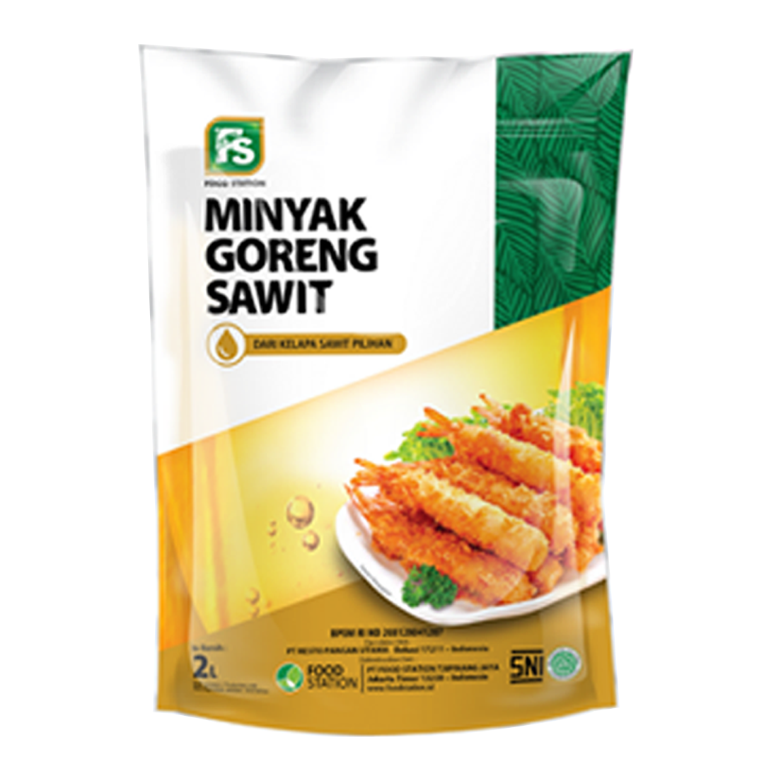 Minyak Goreng Sawit Berkualitas Food Station Defortifikasi Vitamin A dari kelapa sawit pilihan membuat masakan menjadi gurih dan lezat