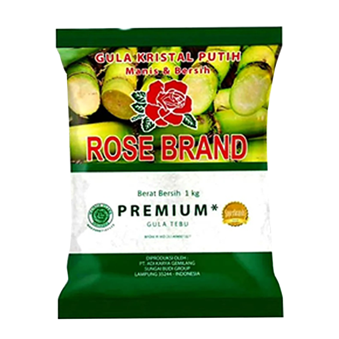 gula kristal putih premium rose brand 1kg gula manis