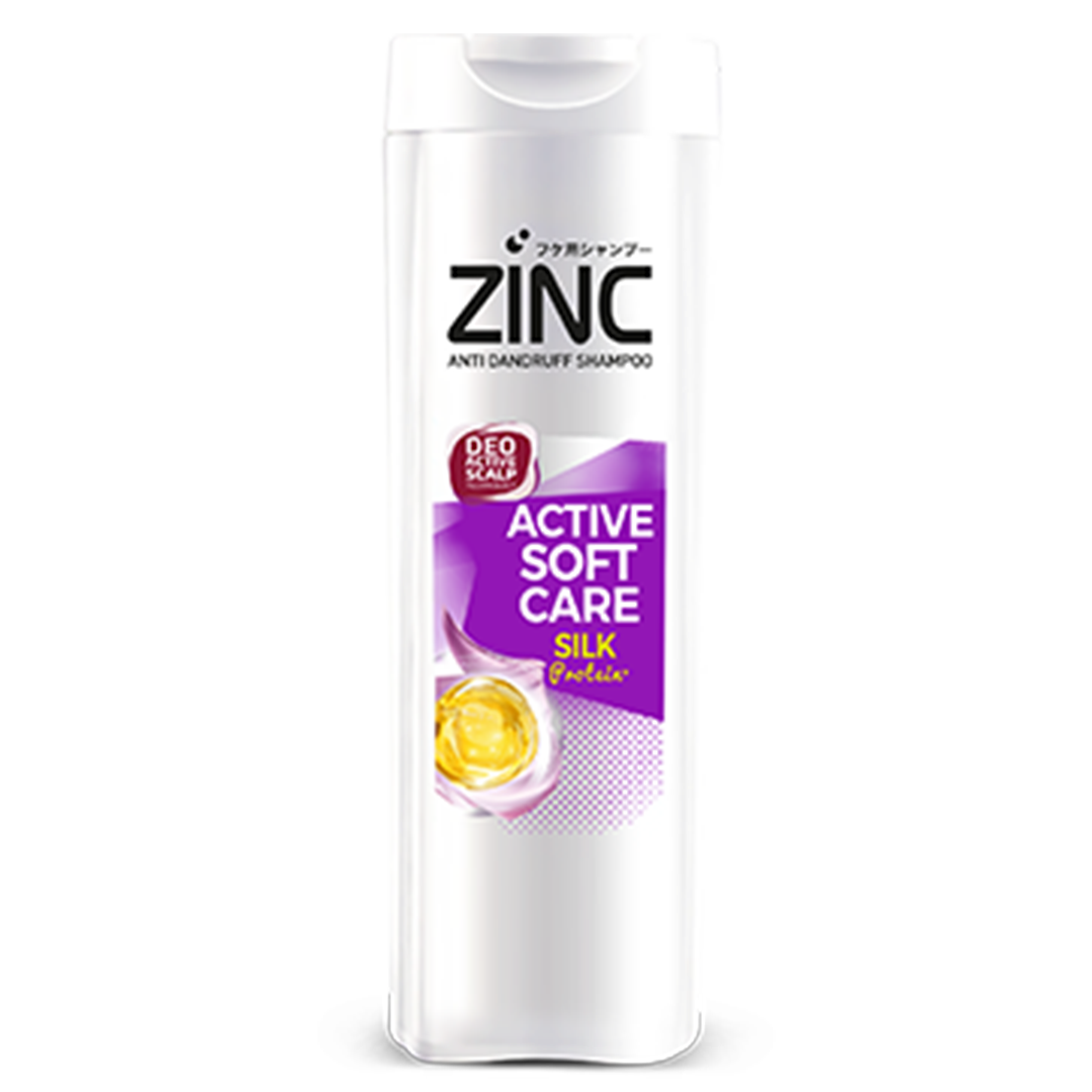 anti dandruff shampoo zinc active soft care silk